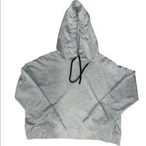 Grey slit sweatshirt